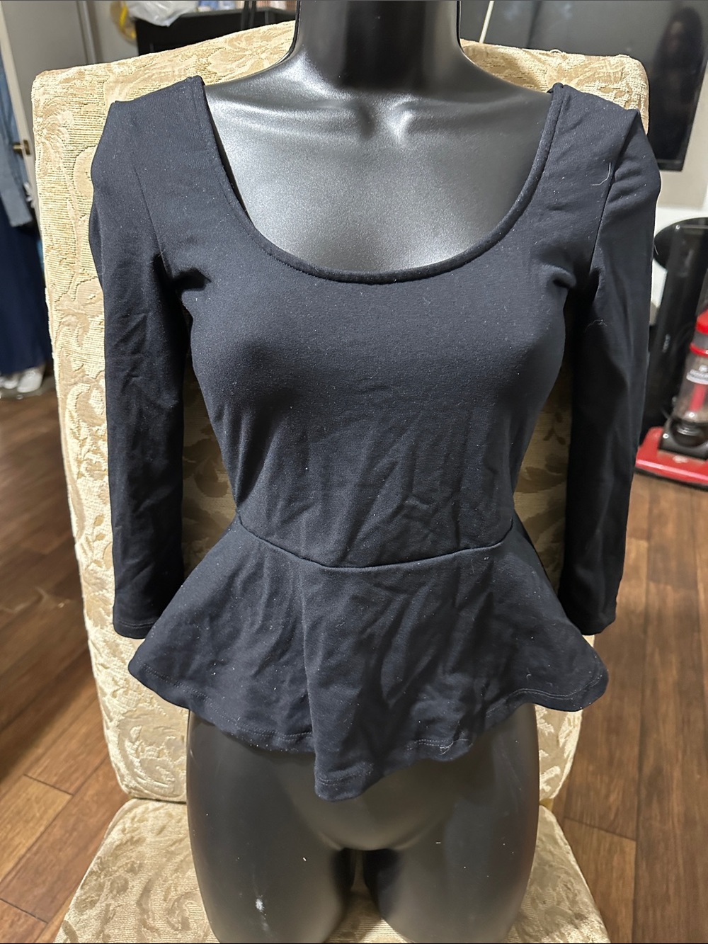 Bebe peplum top